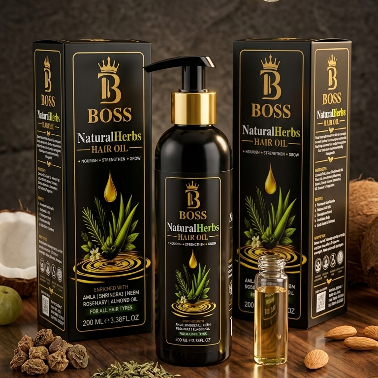 BOSS NATURAL HERBS HAIR OIL