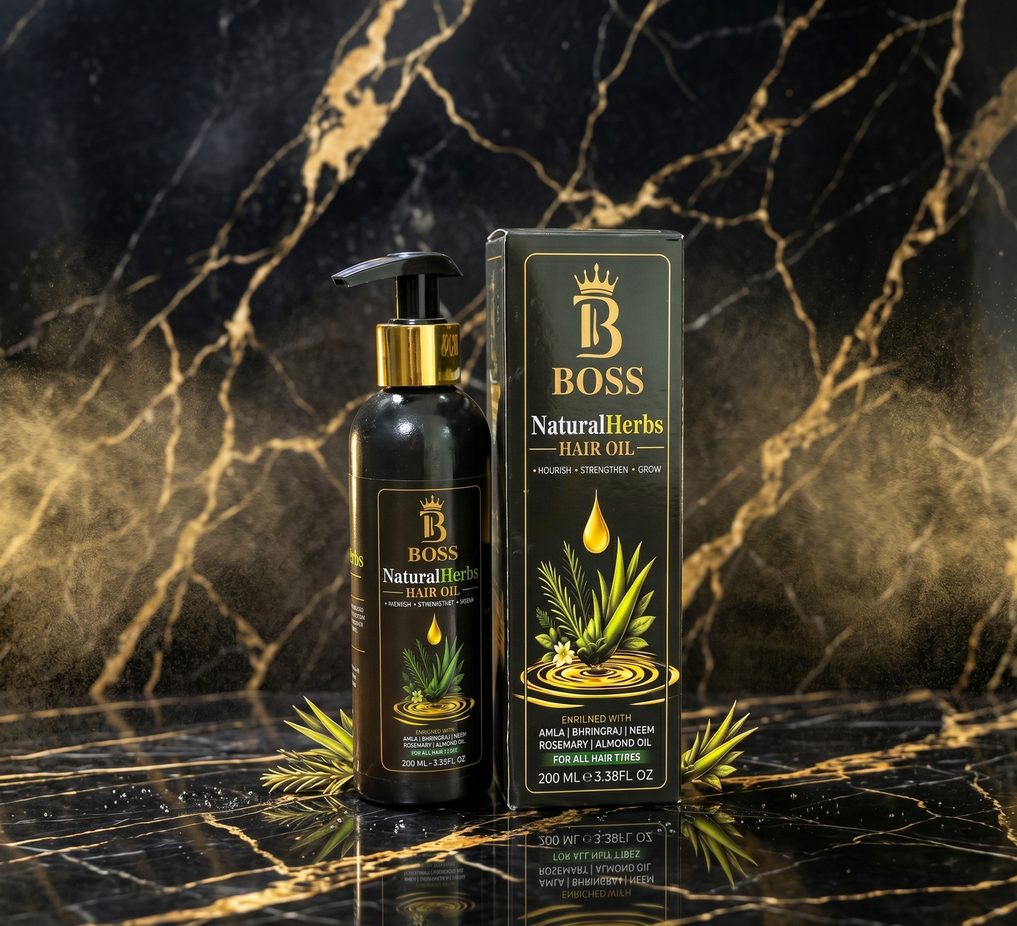 BOSS NATURAL HERBS HAIR OIL